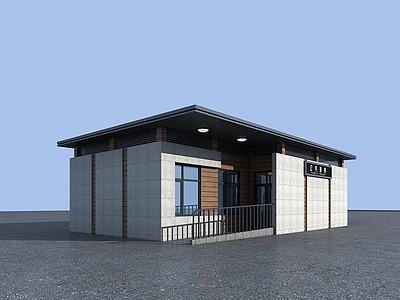 公厕3d模型3d模型