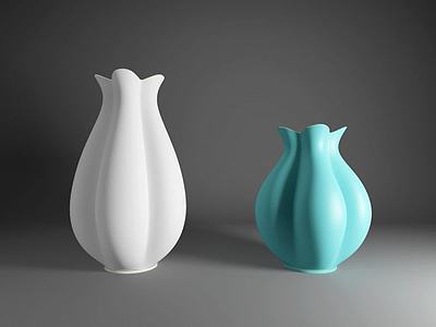瓷瓶，花瓶，瓷器，摆件，饰品3d模型3d模型