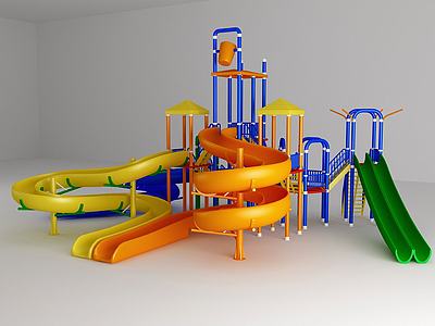儿童游乐设施3d模型3d模型