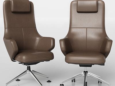 现代老板椅3d模型3d模型