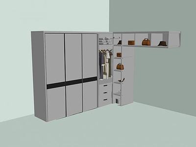 衣柜3d模型3d模型