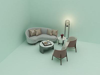 休闲沙发3d模型3d模型