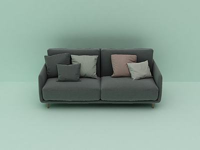 双人沙发3d模型3d模型