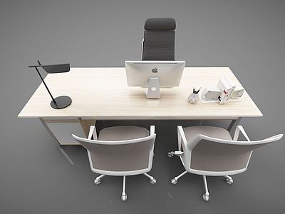 办公桌3d模型3d模型