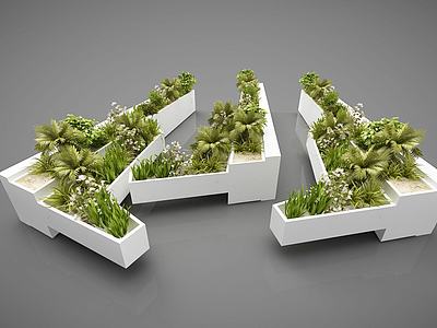 户外植物3d模型
