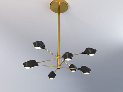北欧创艺吊灯3d模型3d模型