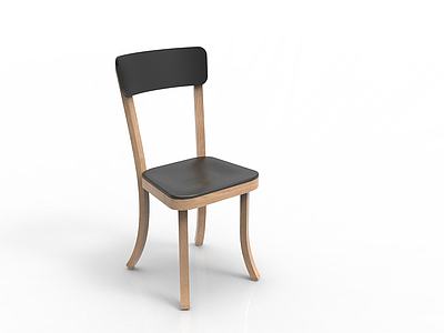 实木餐椅3d模型3d模型
