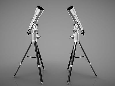 现代风格望远镜3d模型3d模型