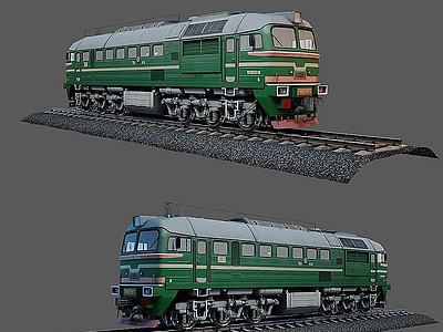火车3d模型3d模型