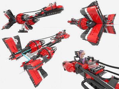 LEGO乐高现代积木玩具3d模型3d模型
