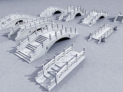 石拱桥3d模型3d模型