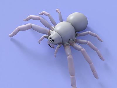 C4D蜘蛛模型