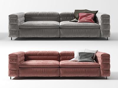 现代休闲沙发3d模型3d模型