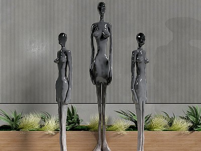 人物雕塑3d模型3d模型