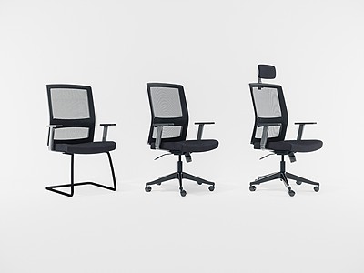 现代,办公椅3d模型3d模型