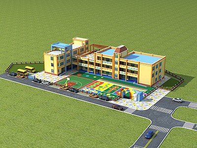 幼儿园3d模型