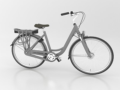 现代风格单车3d模型3d模型