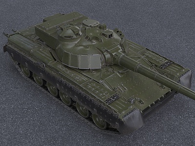 苏联实验坦克模型3d模型