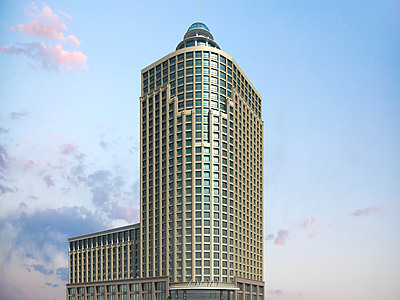 现代高层酒店高层办公楼模型3d模型