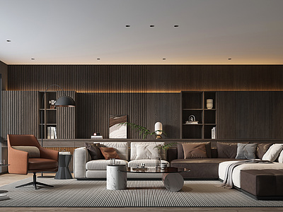 家居客厅沙发模型3d模型