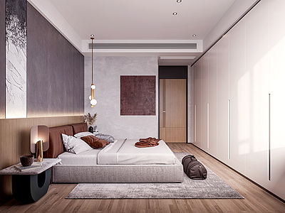 家居卧室模型3d模型