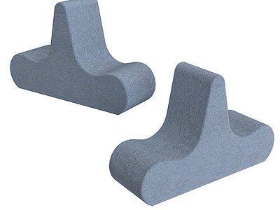 三角形小沙发3d模型
