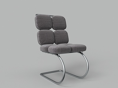 3d休闲椅布艺椅子模型
