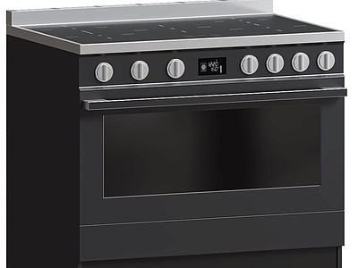 3d厨房设备多功能烤箱模型