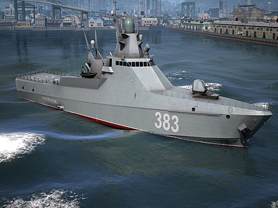 3d黑海<font class='myIsRed'>舰队</font>巡逻舰模型