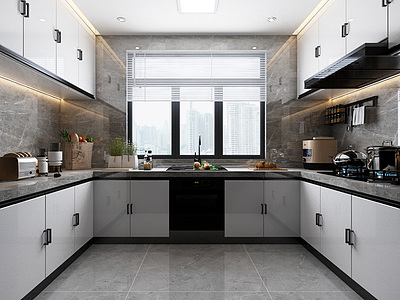 厨房橱柜厨具3d模型