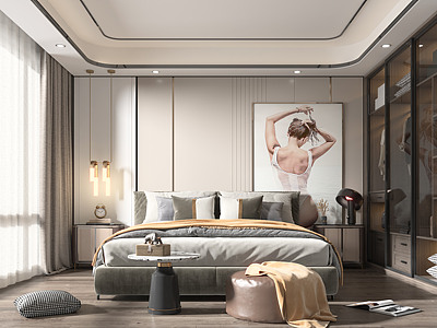 卧室模型3d模型