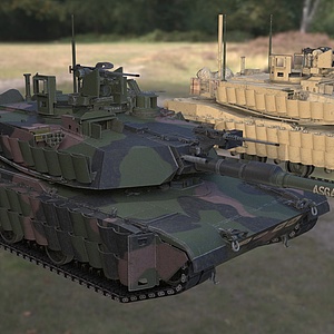 主战坦克装甲车3d模型