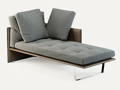 3d现代拐角沙发模型