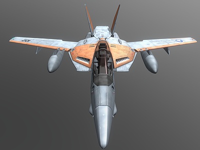 3d科幻战斗机科幻飞机战斗机模型