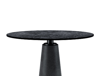 3d休闲圆形桌圆桌模型