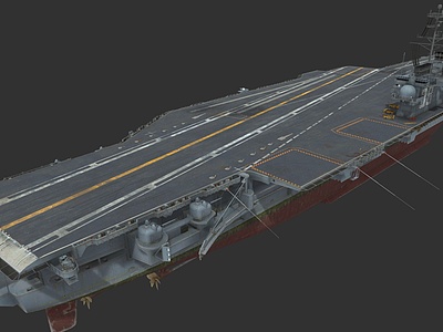 3d航空母舰核动力军舰航母模型