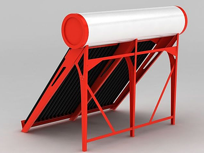 太阳能热水器3d模型