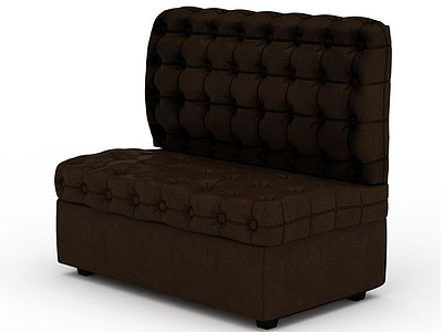 高级单人沙发模型3d模型