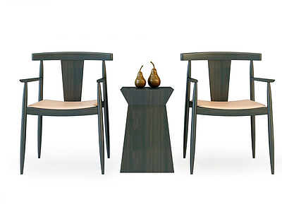 中式椅子6模型3d模型