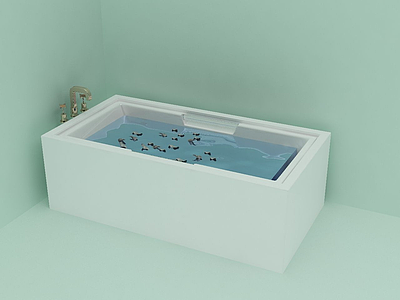 3d浴盆模型