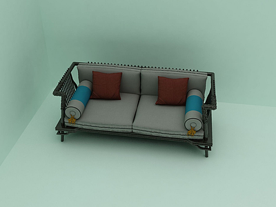 沙发欧式3d模型