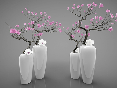 花瓶摆件模型3d模型