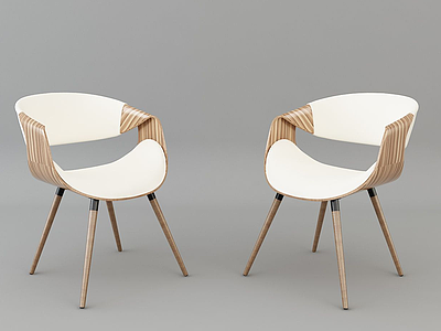 3d现代家具休闲椅模型