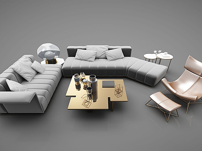 沙发组合模型