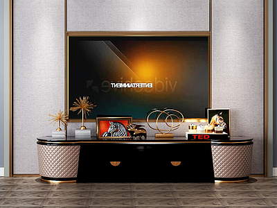 电视柜3d模型