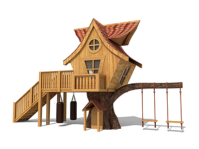 小木屋模型3d模型
