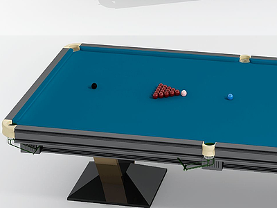 现代台球桌模型3d模型