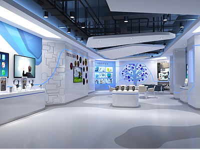 科技展厅3d模型