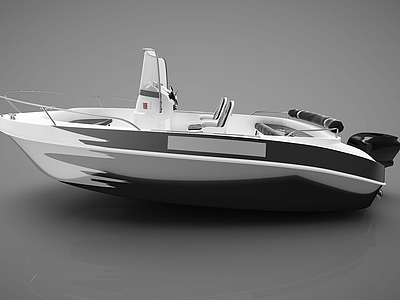 3d小船模型