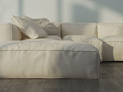 现代布艺沙发3d模型